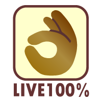 Live 100 percent life